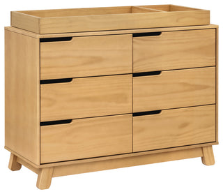 Hudson 6-Drawer Assembled Double Dresser, Honey