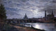 Johan Christian Claussen Dahl View of Dresden at Full Moon Wall Decal