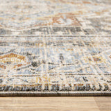 Maharaja 1803X Grey/Blue 2' x 3' Rug