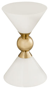 Balhi White Side Table - White