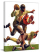 "Quarterback Pass" Painting Print on Canvas by Maurice Bower