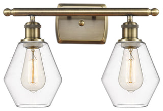 Innovations 516-2W-AB-G652-6 2-Light Bath Vanity Light, Antique Brass