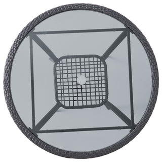 GDF Studio Hopp Outdoor Bistro Gray PE Table