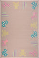 Kid Essentials Rug, Frisky Friends, Multicolored, 5'4"x7'8"