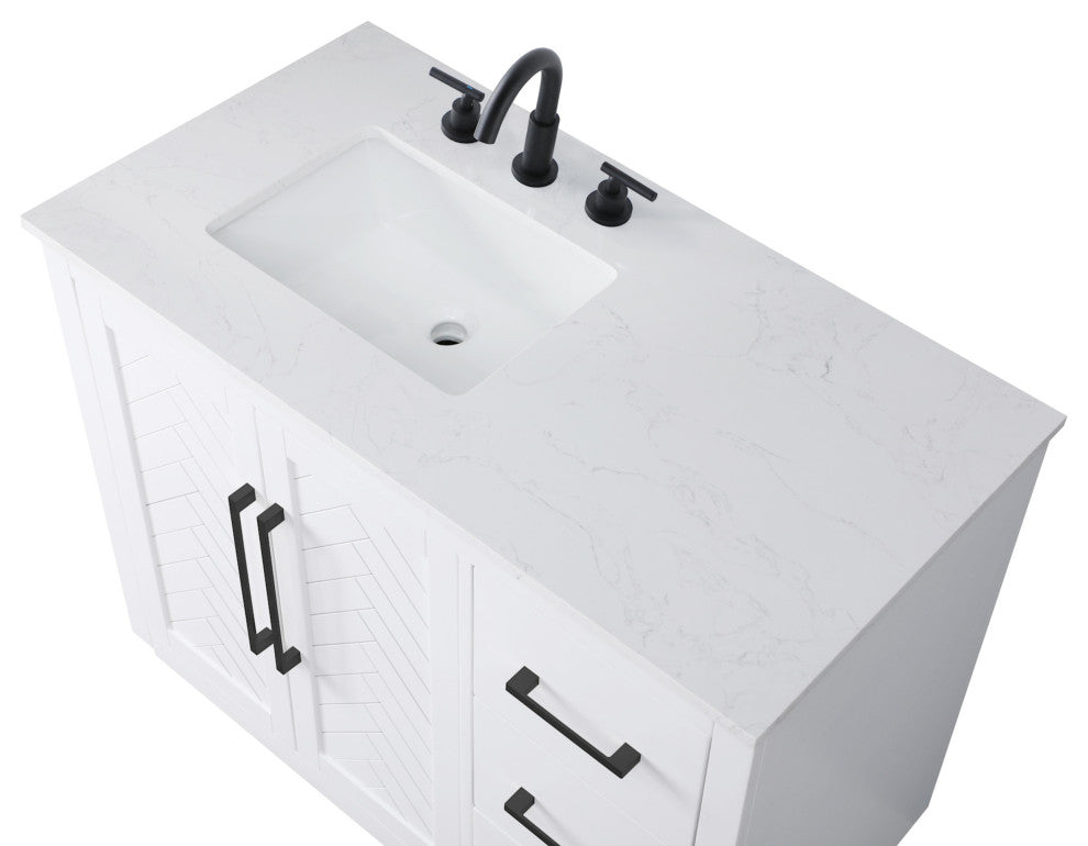 Elegant Lighting VF29042 Chase 42" - Gray