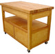 Catskill Grand Americana Butcher Block Island Workcenter in Natural