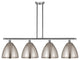 Ballston Dome Island Light, Brushed Satin Nickel, Brushed Satin Nickel
