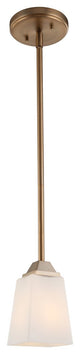 Woodbridge Lighting Berkley Mini-Pendant, Brushed Brass