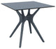 Compamia Ibiza 5-Piece Square Outdoor Dining Set, Dark Gray