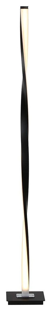 Brightech Helix - Modern LED Floor Lamp for Living Room Bright Lighting, Silver