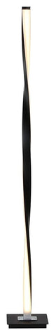 Brightech Helix - Modern LED Floor Lamp for Living Room Bright Lighting, Silver