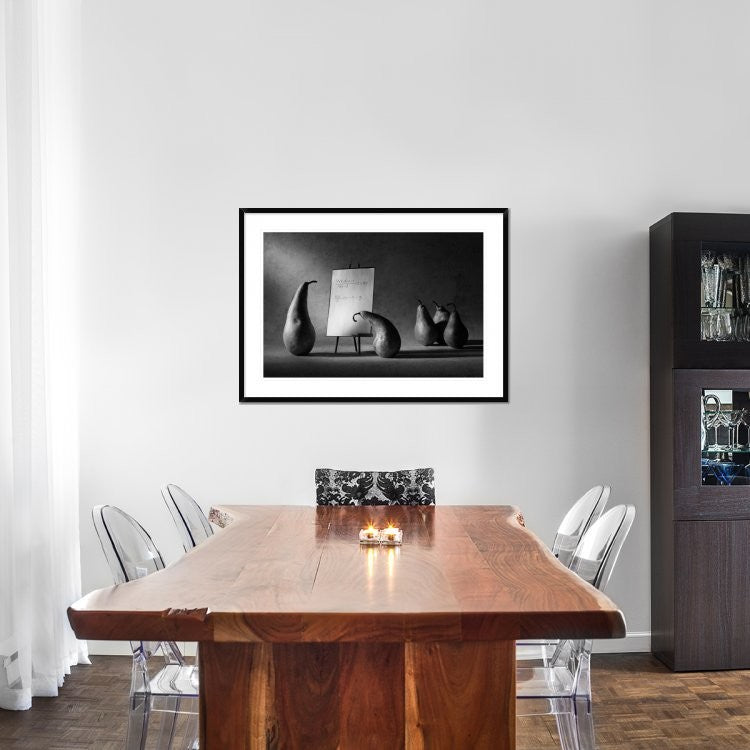 "The F-Mark" Framed Digital Print by Victoria Ivanova, 44x32"