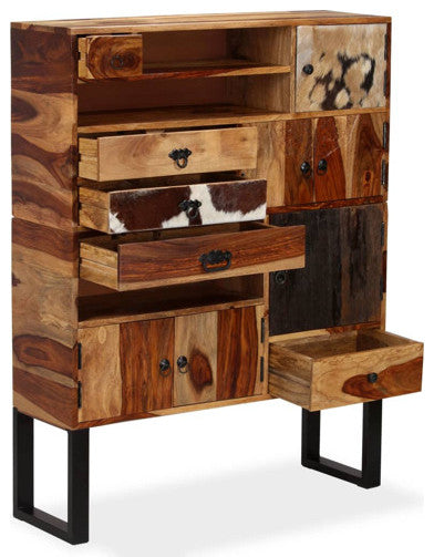 vidaXL Sideboard Drawer Cupboard Sideboard Buffet Cabinet Solid Wood Sheesham