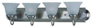 Maxim 8014 Essentials 30"W Bath Light - Satin Nickel / Frosted Glass