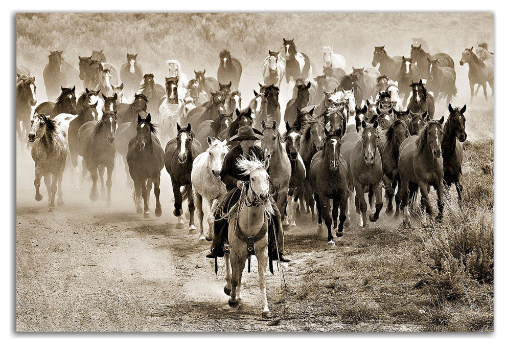 "Heading Home" by Lisa Dearing, Print on Canvas, 21"x14"