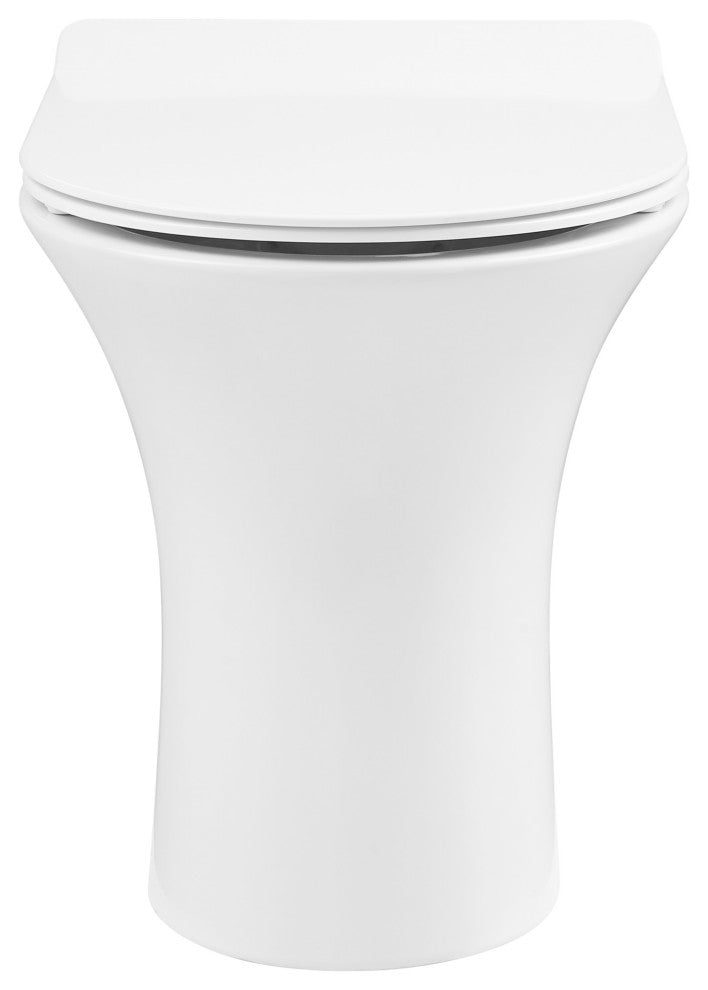 Cascade Back-to-Wall Elongated Toilet Bowl