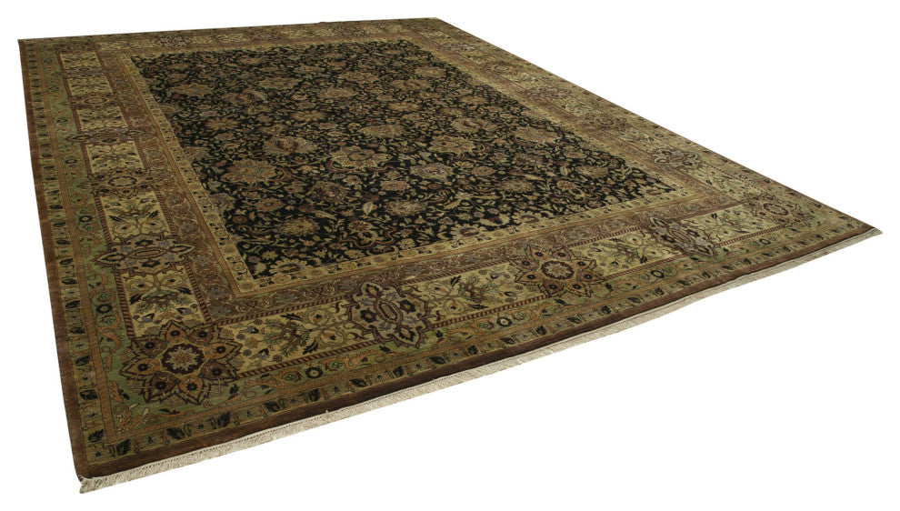Rug N Carpet - Handmade Oriental 11' 11" x 14' 9" Large Oushak Area Rug