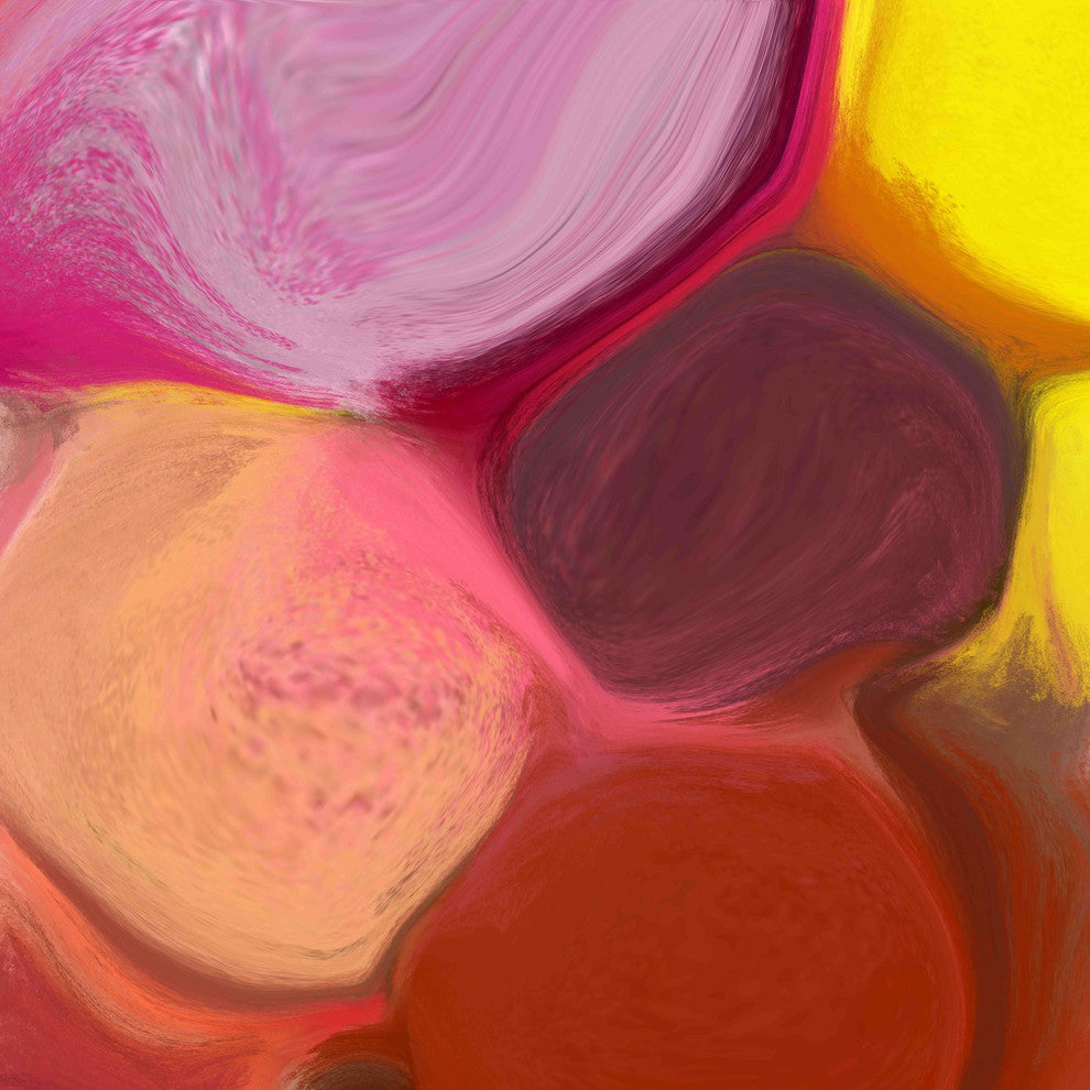 "Color Streams" Painting Print on Canvas by Irena Orlov