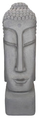 23.25" Large Buddha Head Outdoor Garden Statue