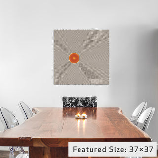 "Modern Art- Sun Illusion" by 5by5collective, 18x18x1.5"