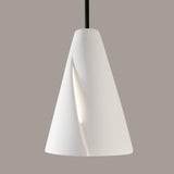 Whirl Mini Pendant, Bisque