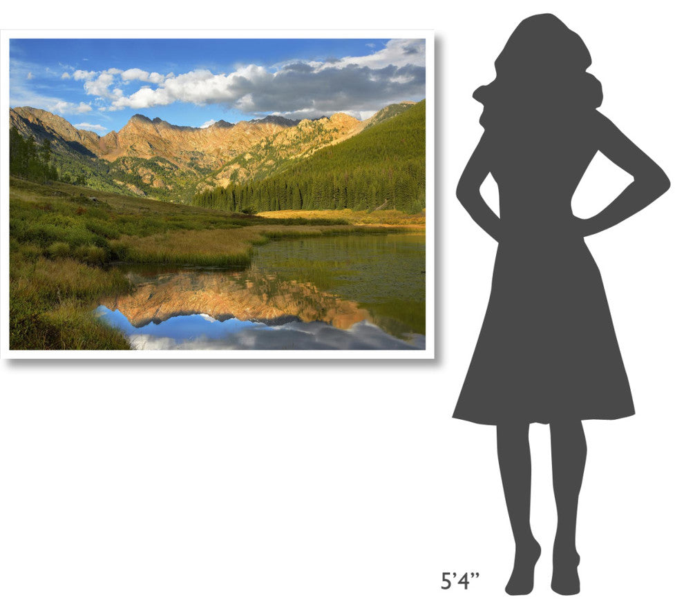 "Mt Powell and Piney Lake, Colorado" Paper Print by Tim Fitzharris, 50"x38"