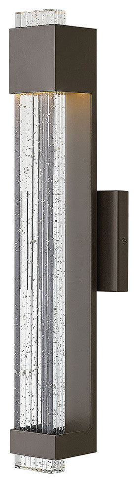 Outdoor Glacier Medium Wall Mount in Bronze