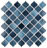 Hudson Tangier Mosaic Floor and Wall Tile, Glacier
