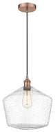 Innovations 616-1P-AC-G654-12 1-Light Mini Pendant, Antique Copper