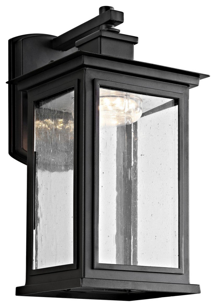 Safavieh Taylen Outdoor Wall Lantern Oil Rubbed Bronze, Black