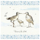"Sandpiper Sea III" Digital Paper Print by Anne Tavoletti, 32"x32"
