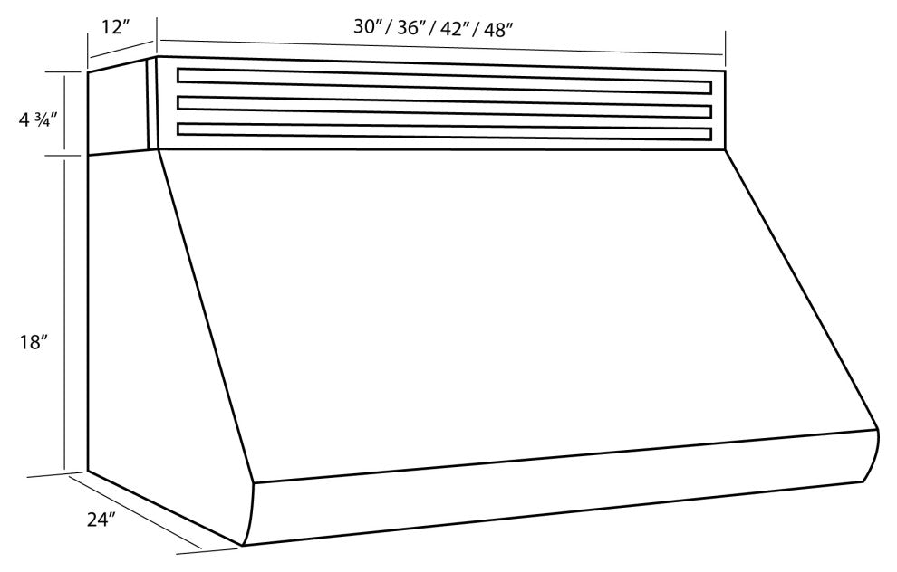 ZLINE 30" Recirculating Under Cabinet Range Hood, Stainless Steel, RK527-30