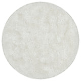 Giulia Contemporary Area Rug, Ivory, 7'9" Round