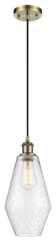 Innovations 516-1P-AB-G654-7-LED 1-Light Mini Pendant, Antique Brass