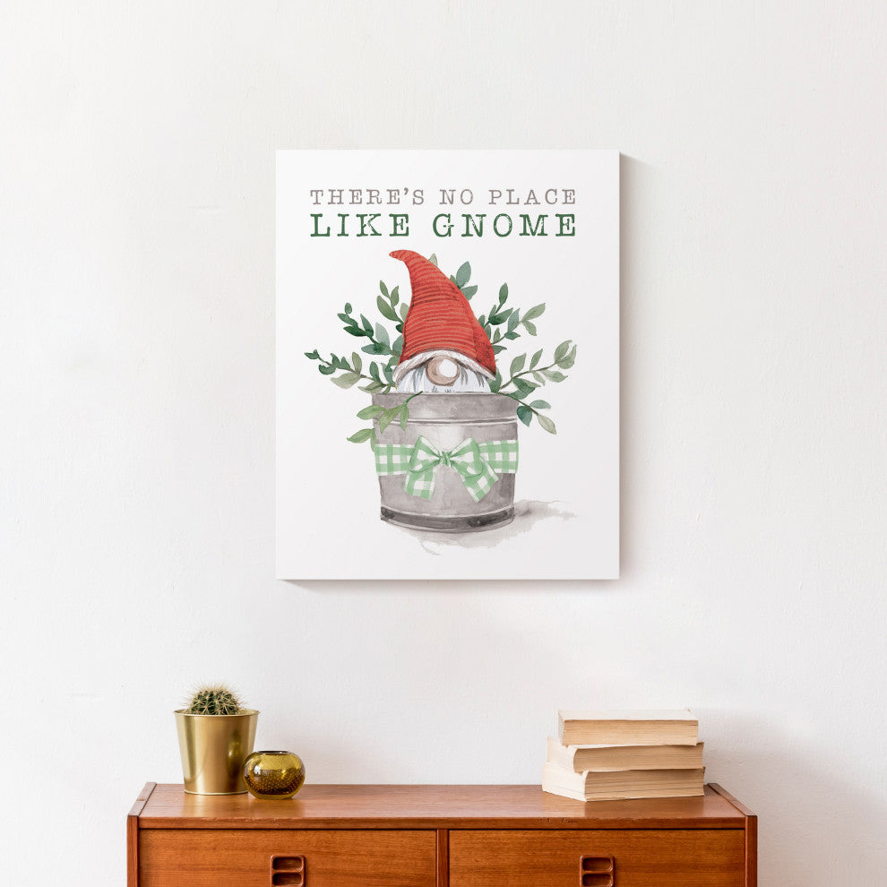 Gnome Bucket 3 16x20 Canvas Wall Art
