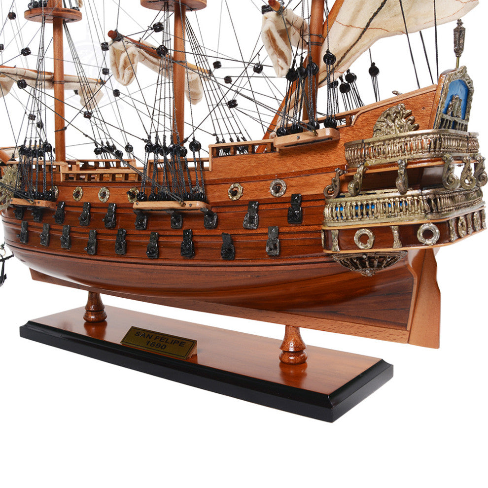 San Felipe Small Museum-quality Fully Assembled Wooden Model Ship