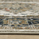 Vander Traditional Medallion Beige/Blue Power-Loomed Area Rug, 7'10"x10'