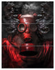 "Nuclear Attack" Glossy Metal Wall Art, 3 Panels, 28"x36"