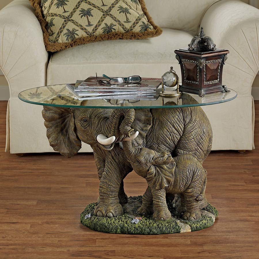 Elephants Majesty Cocktail Table