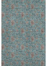 Premium Machine Washable Mayfield AMF660 Teal 5' x 7'6" Rug