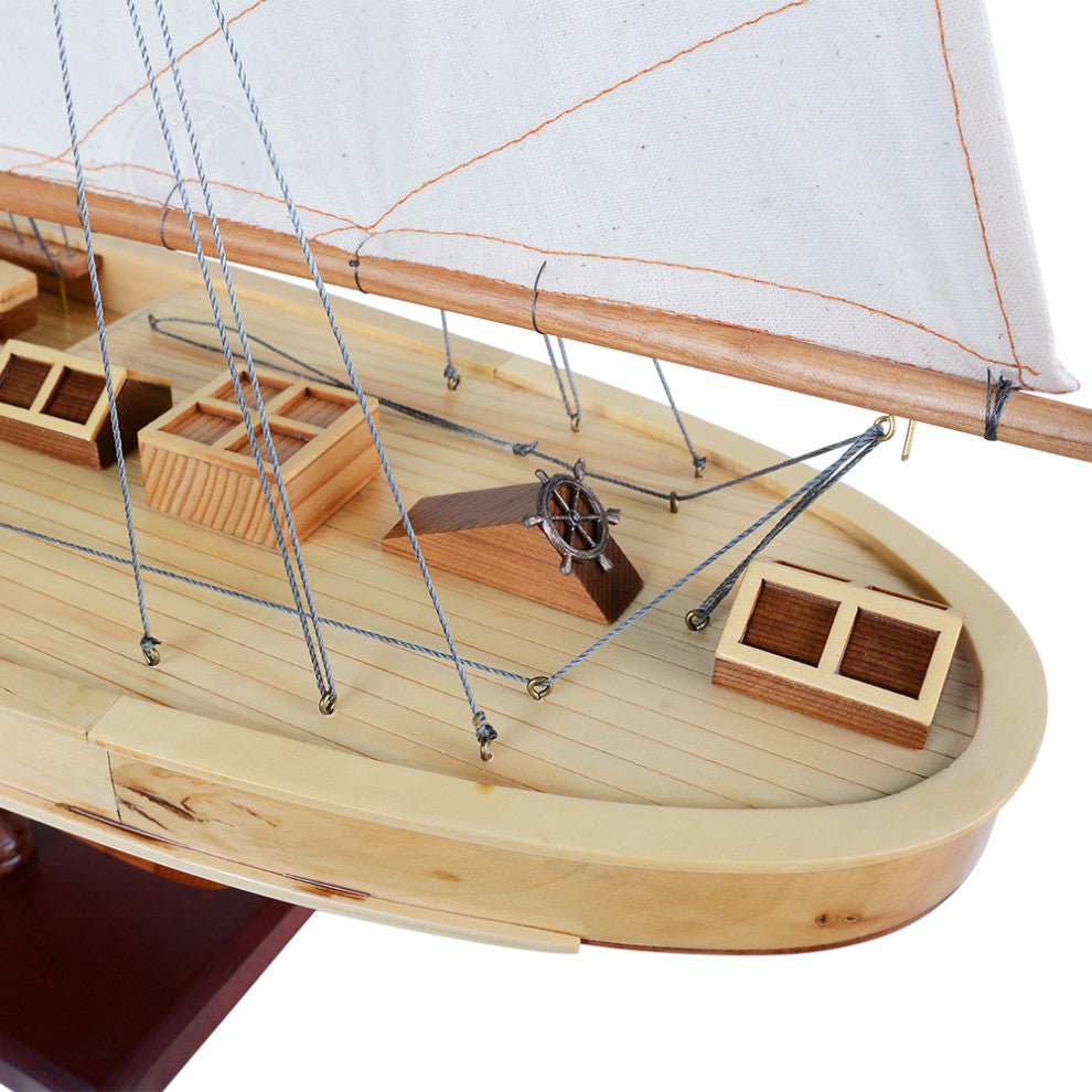 Atlantic Yacht Wooden model sailing boat