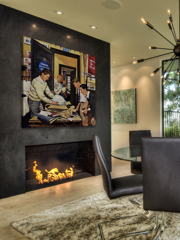 "Package from Home" Painting Print on Canvas by Stevan Dohanos