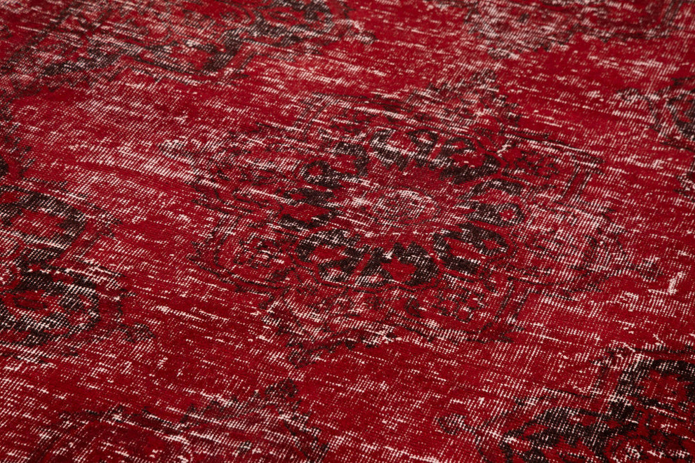 Rug N Carpet - Hand-knotted Anatolian 4' 9" x 12' 10" Rustic Runner Rug