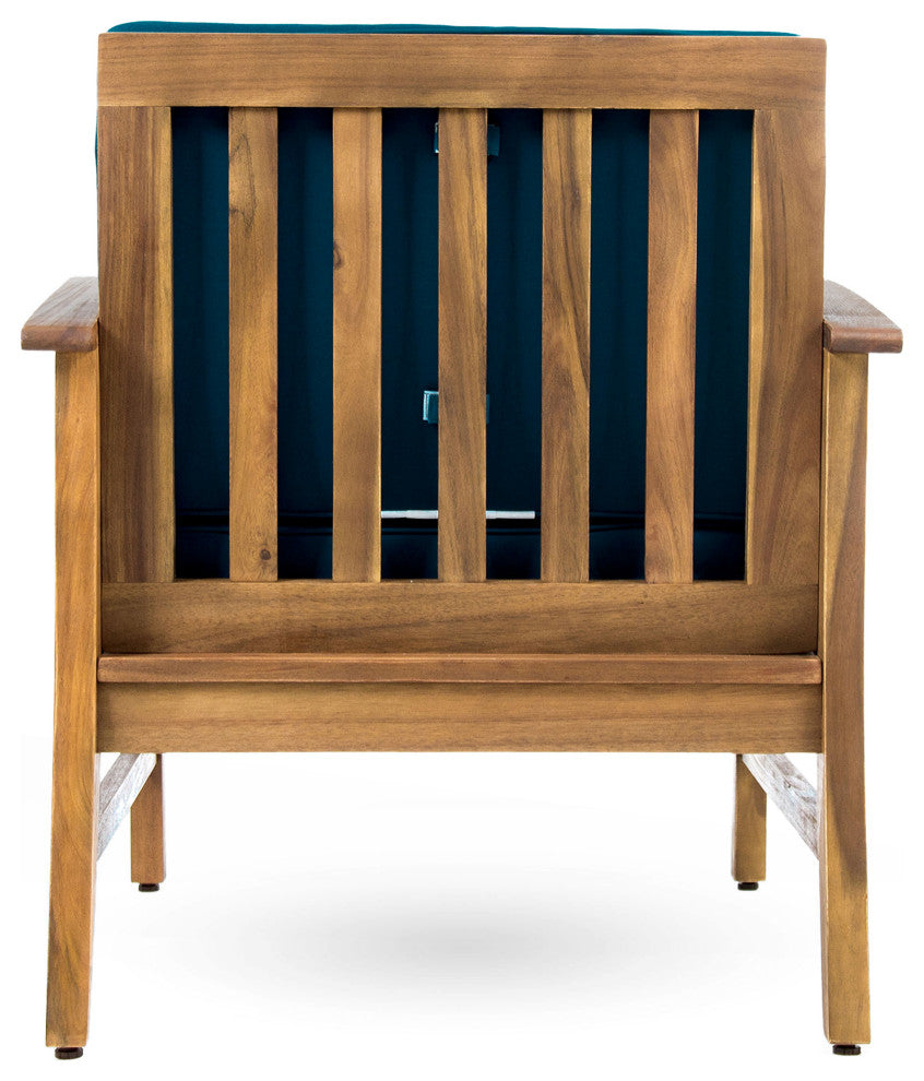 Abena Outdoor Acacia Wood Club Chair