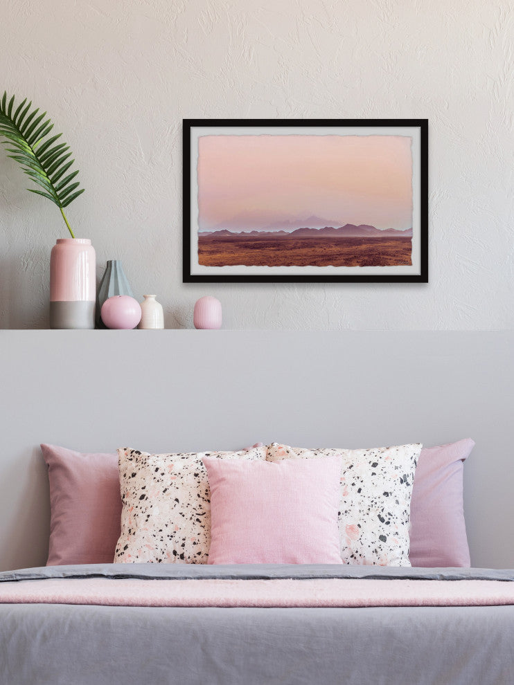 "Over the Horizon" Framed Painting Print, 45x30