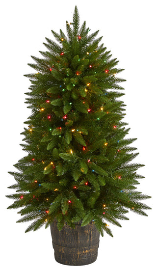 5' Sierra Fir Christmas Tree With 200 Multicolored Lights