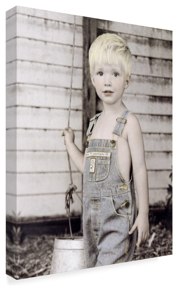 Sharon Forbes 'Little Boy Blue' Canvas Art, 32"x24"