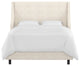 Wingbacl Bed, Linen Talc, Twin
