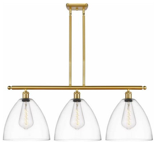 Innovations 516-3I-SG-GBD-122 3-Light Island Light, Satin Gold
