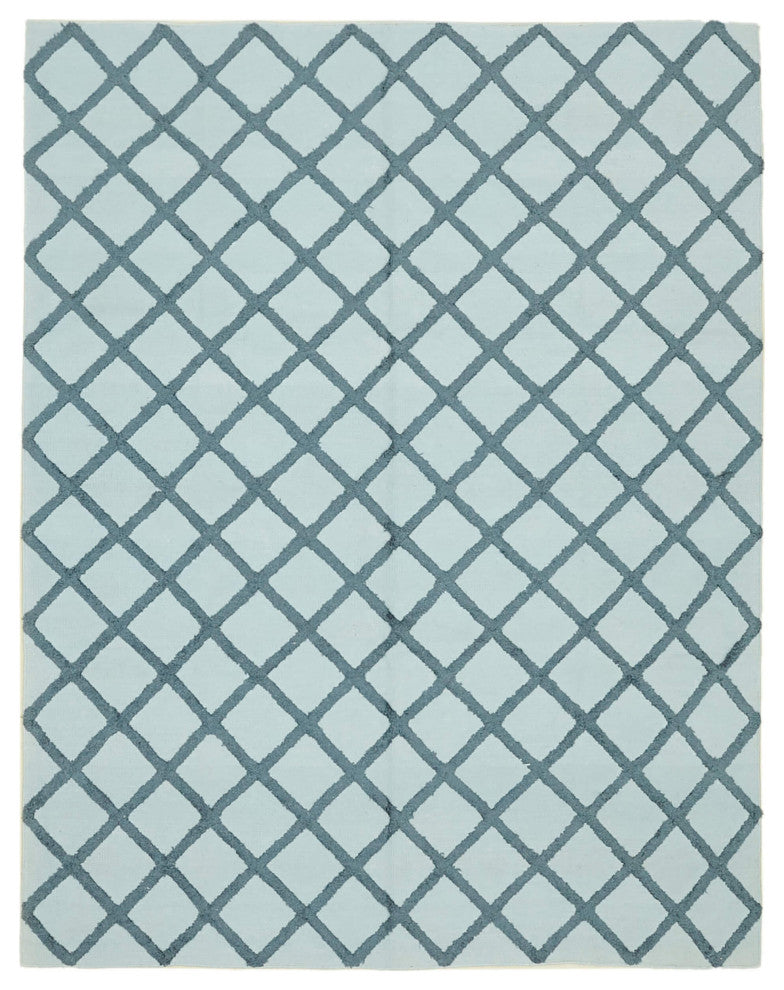 Rug N Carpet - Hand-knotted Modern Design 8' 1'' x 10' 0'' Flatweave Kilim Rug